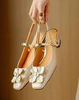 Camellia Slingback Pumps