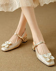 Camellia Slingback Pumps