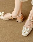 Camellia Slingback Pumps